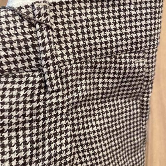 Mango linen houndstooth pants - Picture 4 of 4